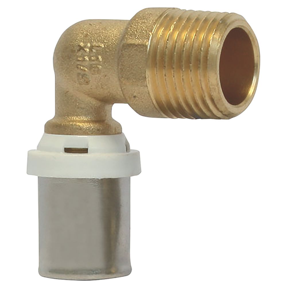 Coude mâle multicouche à sertir 26mm x 26/34 - 1" Fixoconnect