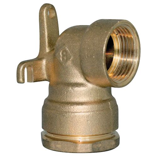 Applique murale en laiton SUMO à visser pour tube PE 25mm x 20/27 - 3/4" Pronorm