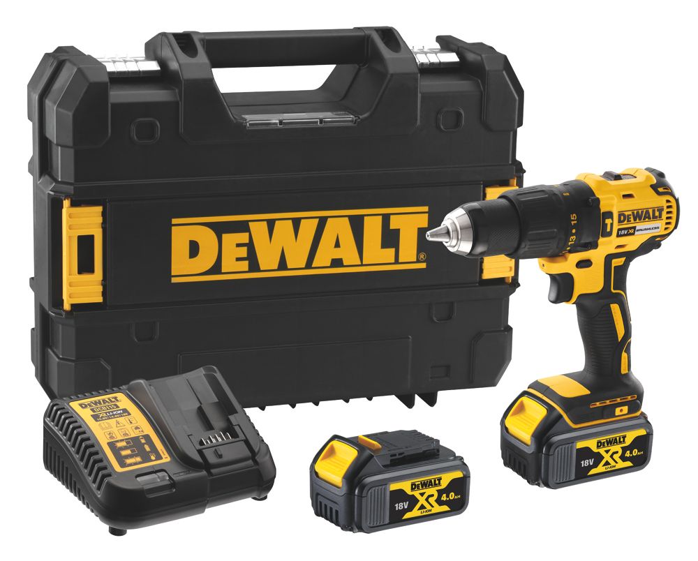 Perceuse visseuse à percussion sans fil brushless DeWalt DCD778M2T-QW XR Li-Ion 18V 4,0Ah