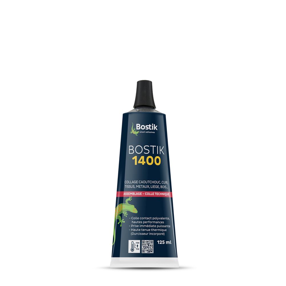 Colle néoprène liquide ambrée 1400 125ml Bostik