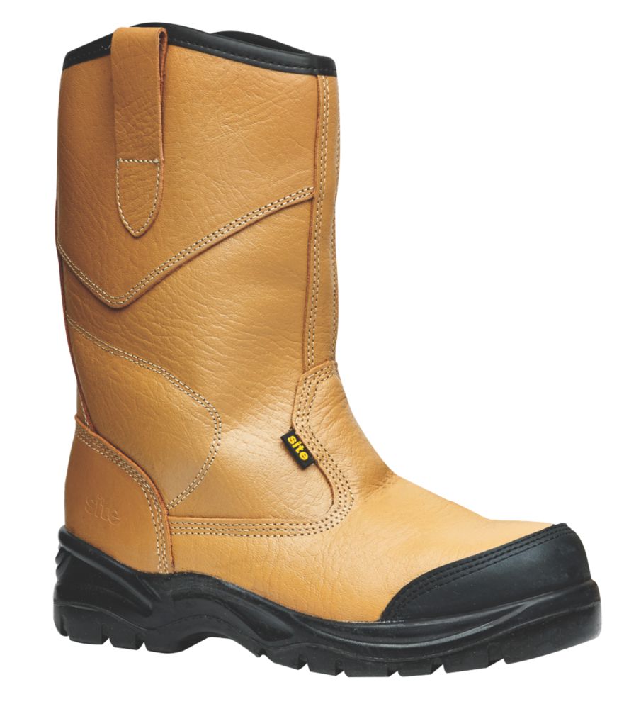 Bottes de sécurité de pétrolier S1 P Site Gravel havane pointure 40