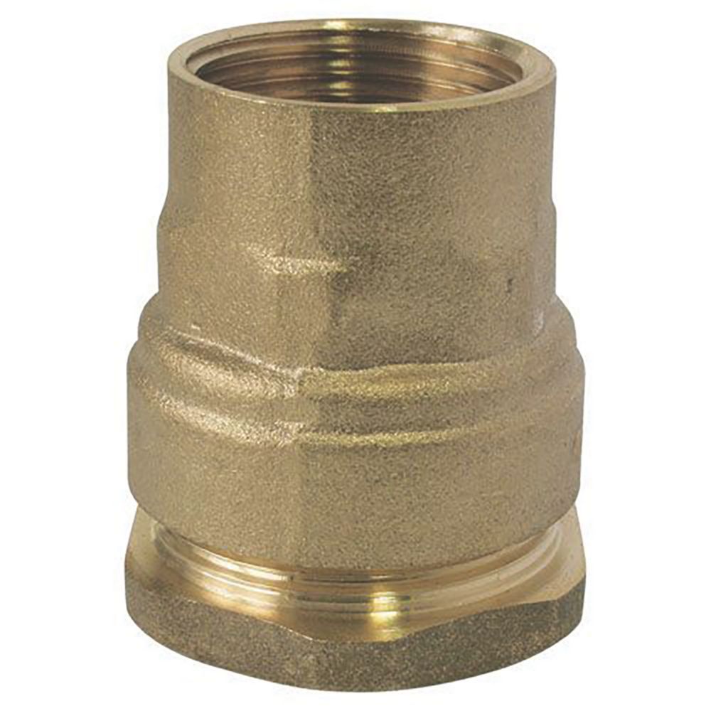 Raccord droit femelle laiton pour tube PE à visser SUMO 25mm x 20/27 - ¾” Fixoconnect