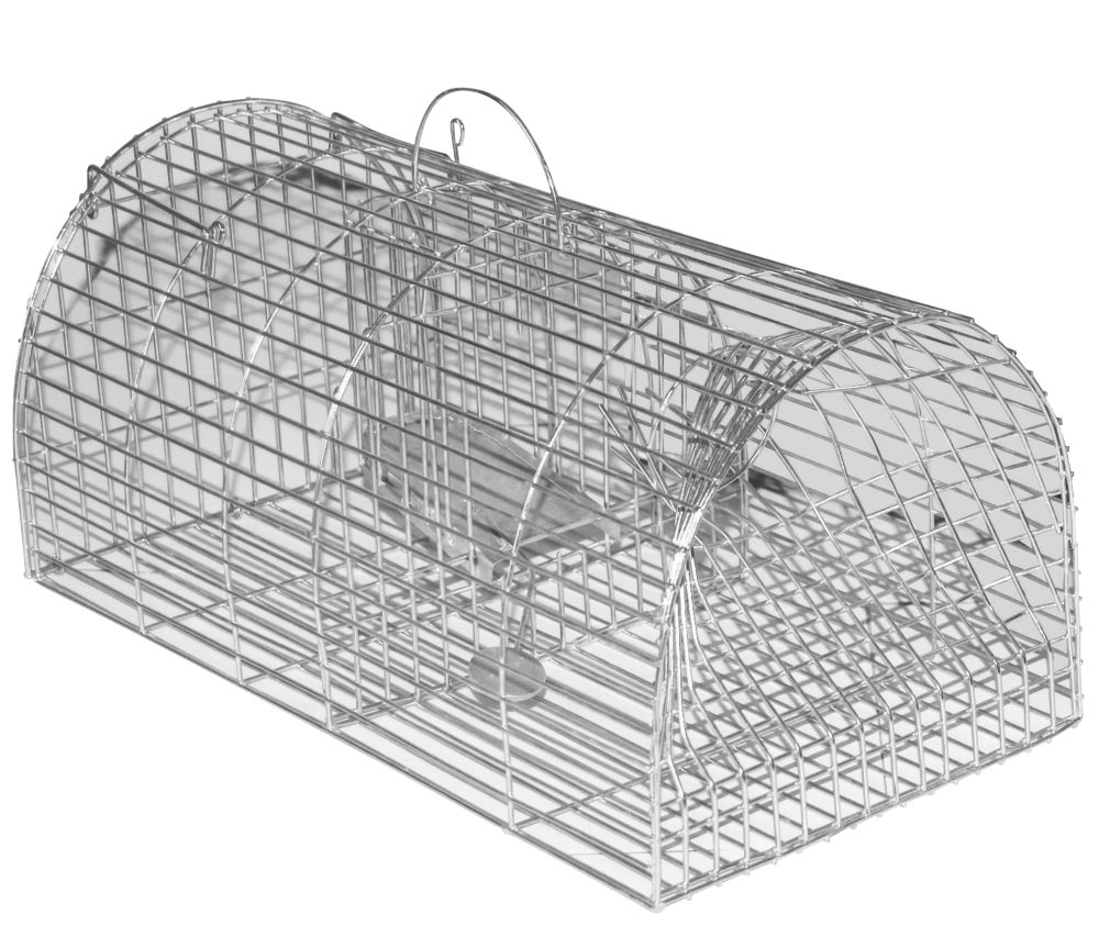 Cage piège à rat double entrée