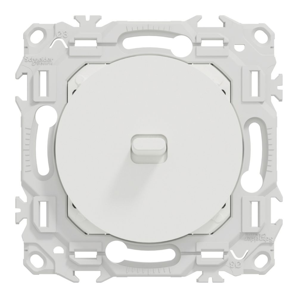 Va-et-vient à levier 1 poste Schneider Electric Odace blanc