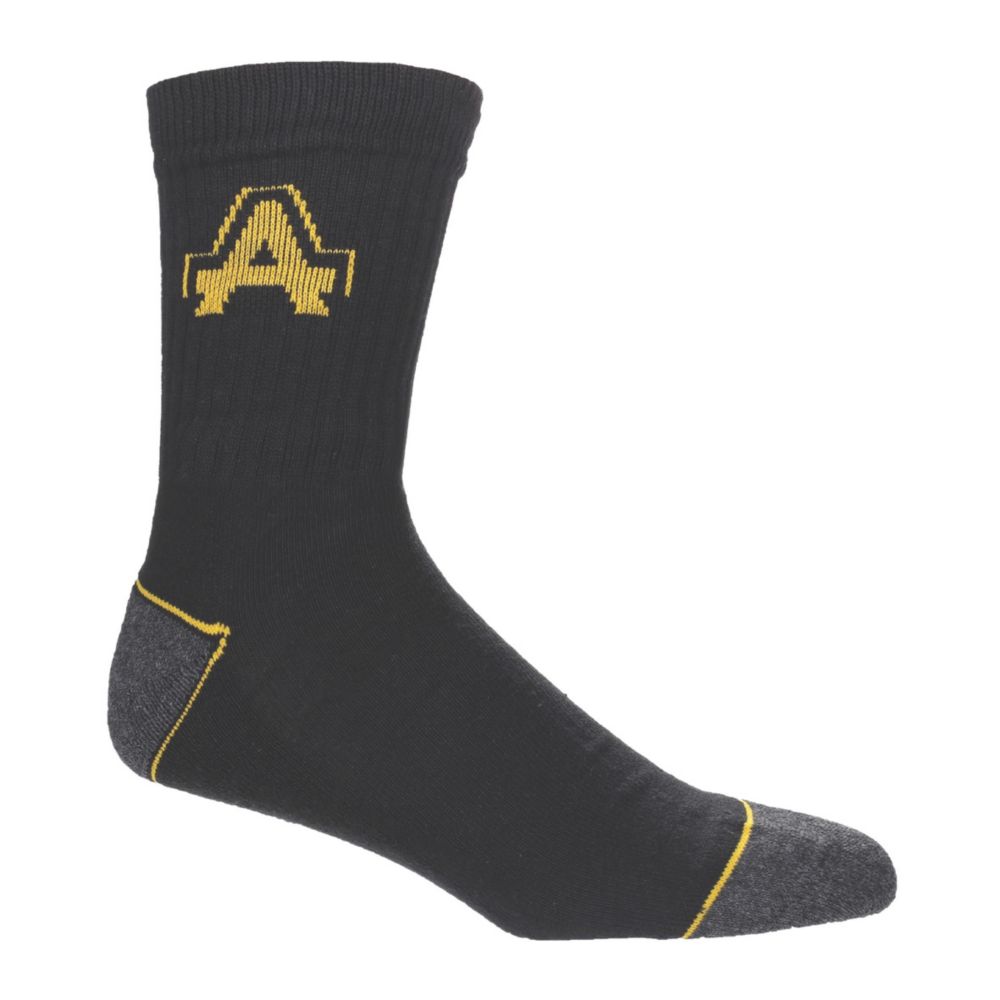 Chaussettes de travail Amblers noires, taille 39-46, 3 paires