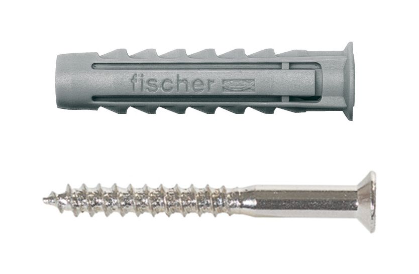 Chevilles à expansion Fischer SX 6x30 S 6 x 30mm, lot de 50