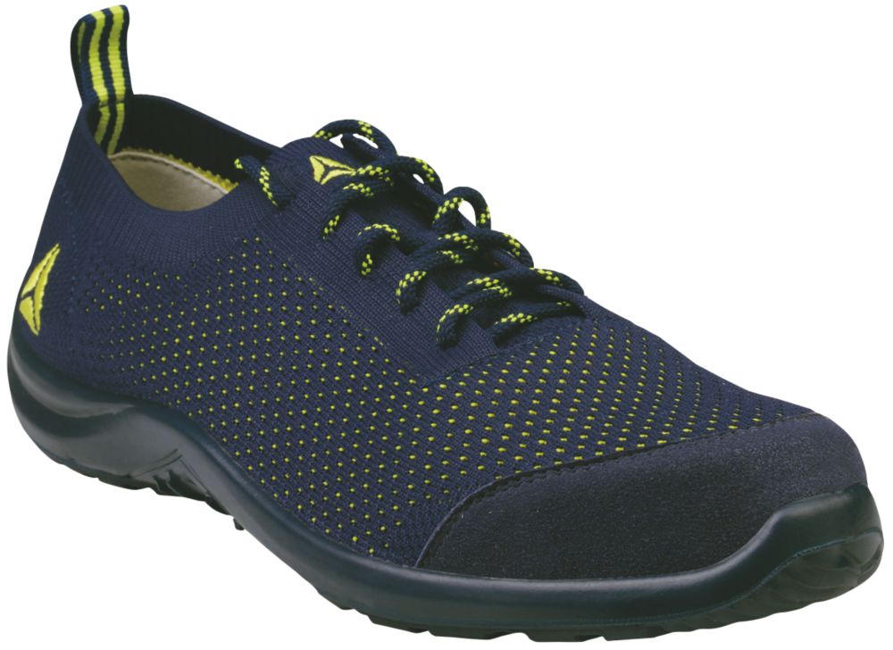 Baskets de sécurité S1 Delta Plus Summer bleues / jaunes pointure 42      