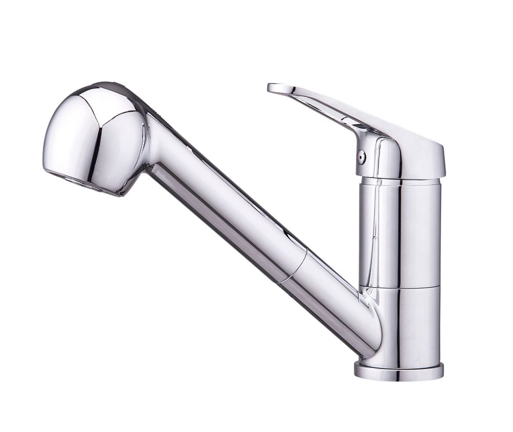 Mitigeur bas Cooke & Lewis Elbana chormé argenté