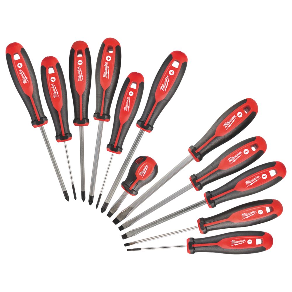 Jeu de 12 tournevis assortis Tri-Lobe Milwaukee