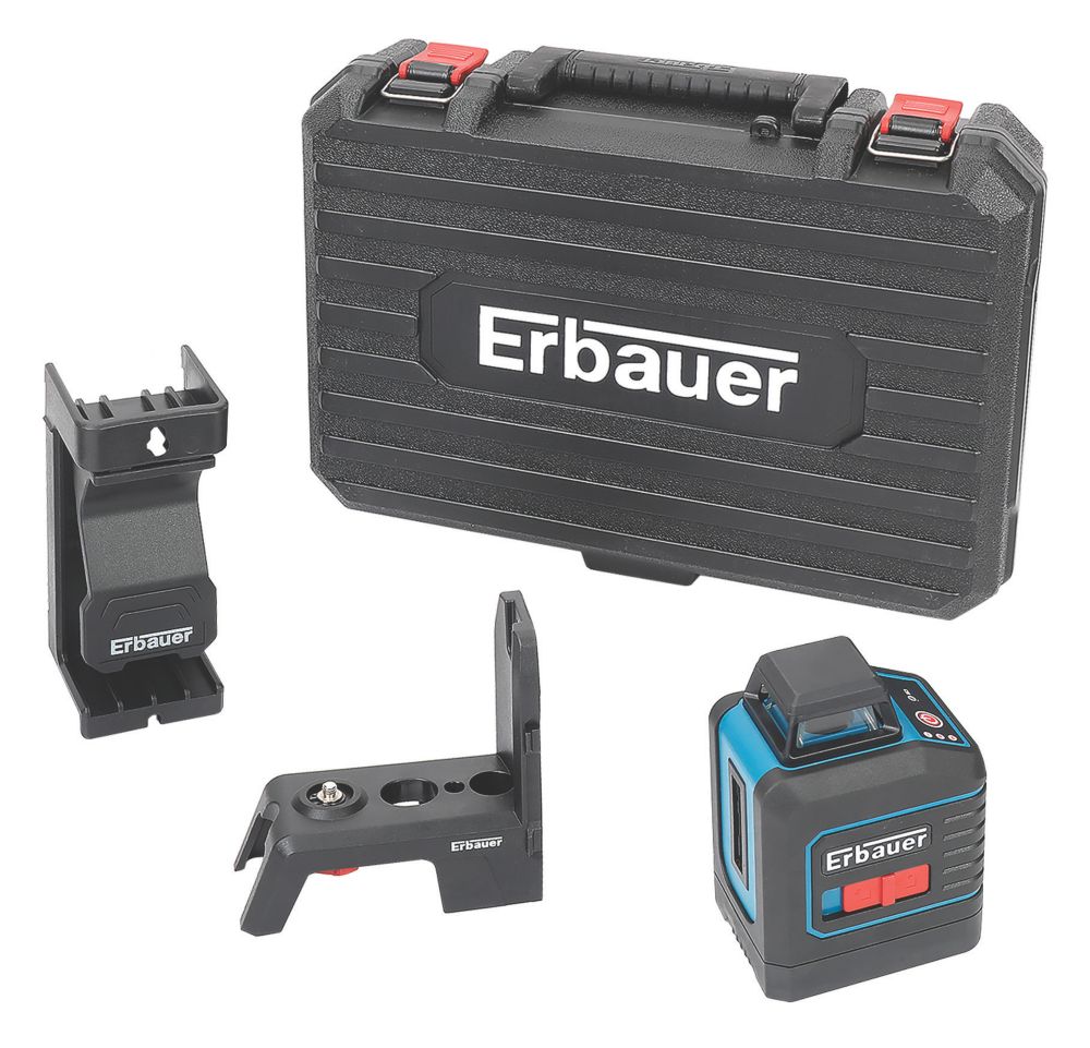  Niveau laser en croix à mise à niveau automatique rouge Erbauer E_IM4