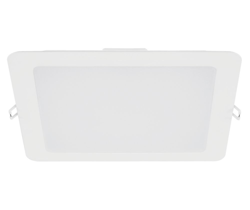 Spot à encastrer à LED carré fixe Sylvania Start Eco blanc 15W 1 400lm