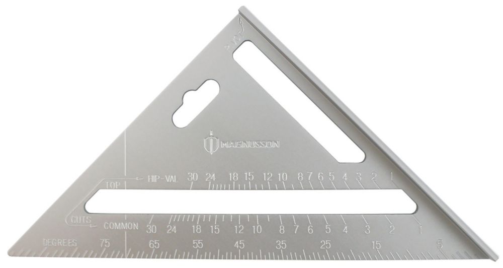 Équerre de charpentier Magnusson 6 ⅔ (170mm), Niveau et outils de mesure