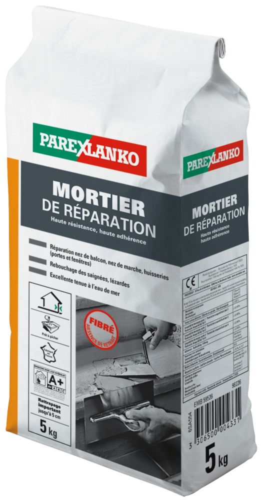 Mortier de réparation Parexlanko gris 5kg