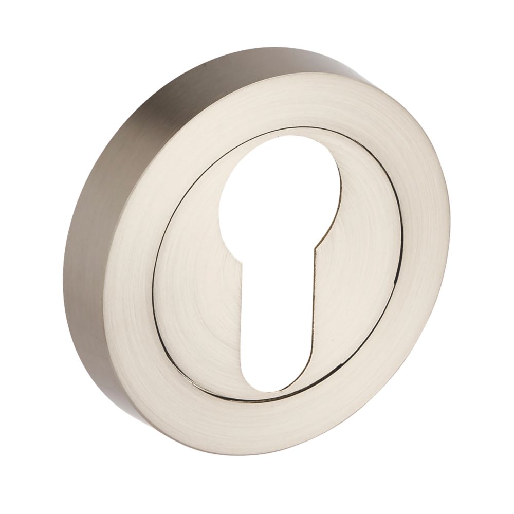 Écusson Euro (à l'unité) Smith & Locke en nickel brossé 50mm 