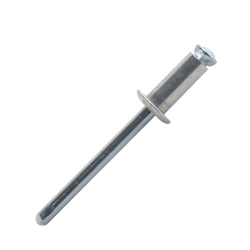 Rivets aveugles plats Scell-It pour le montage de plaques d'immatriculation. 4,8mm x 18mm 25 pièces
