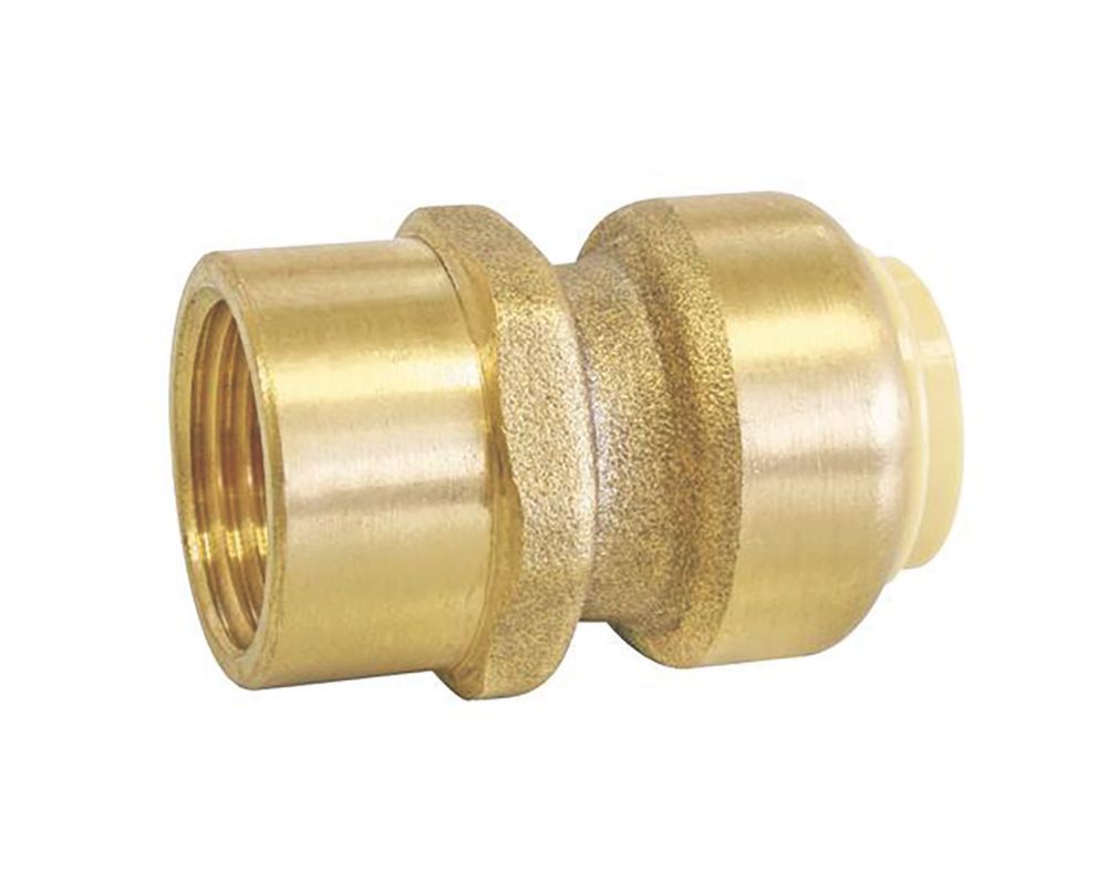 Raccord adaptatif à emboîter en laiton Somatherm 12mm x 12/17 - 3/8" 