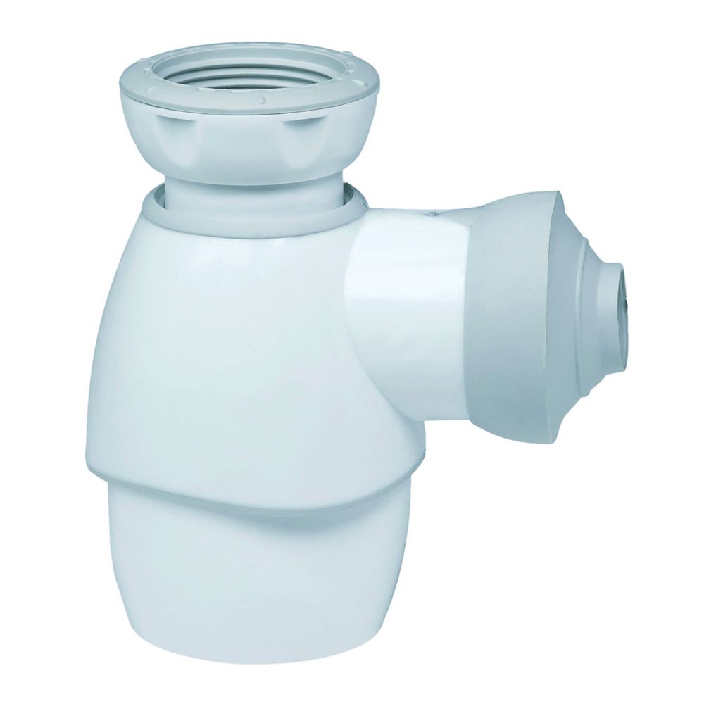 Siphon universel blanc tout-en-un Wirquin 32-43mm