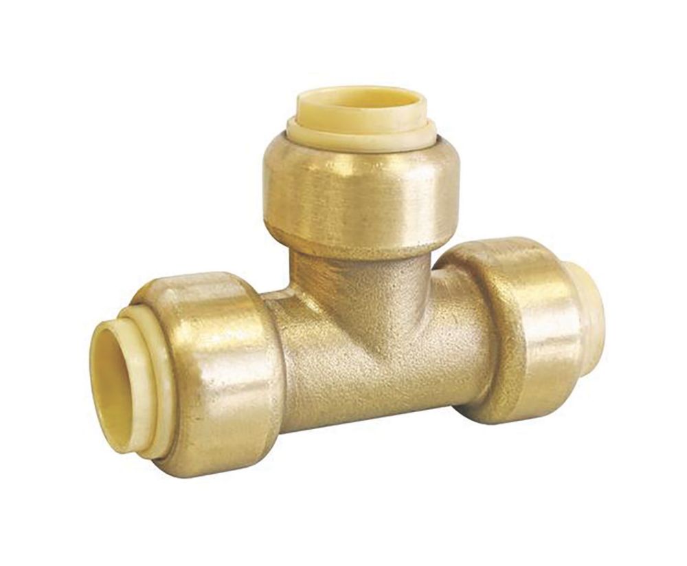  Té égal à emboîter en laiton Somatherm 12mm 