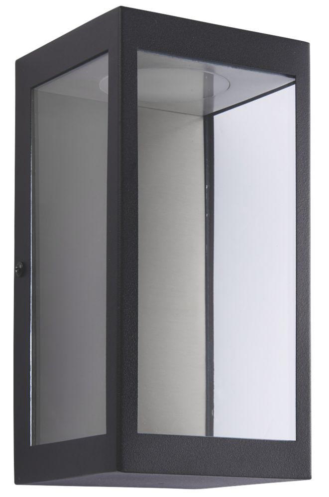 Lanterne à  cadre rectangulaire extérieur noire LED intégrée LAP Angel 4000K  IP44 1000lm