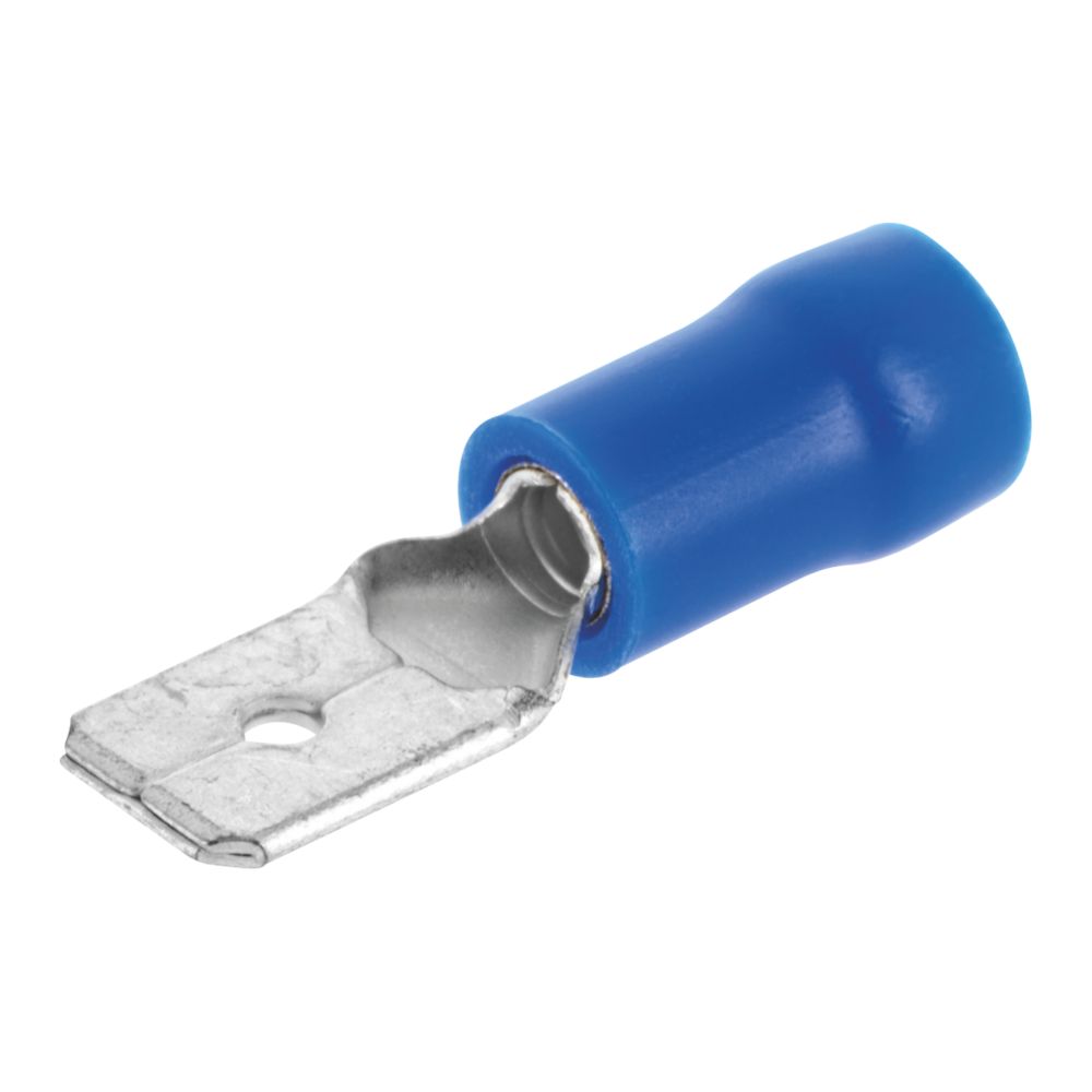 Cosse plate mâle bleue 2.8mm à sertir