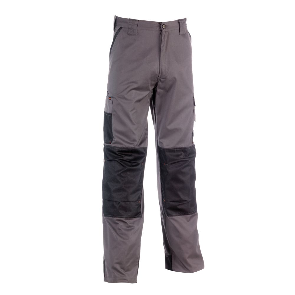 Pantalon de travail à poches Mars Herock, gris, taille 52, longueur 81 cm 