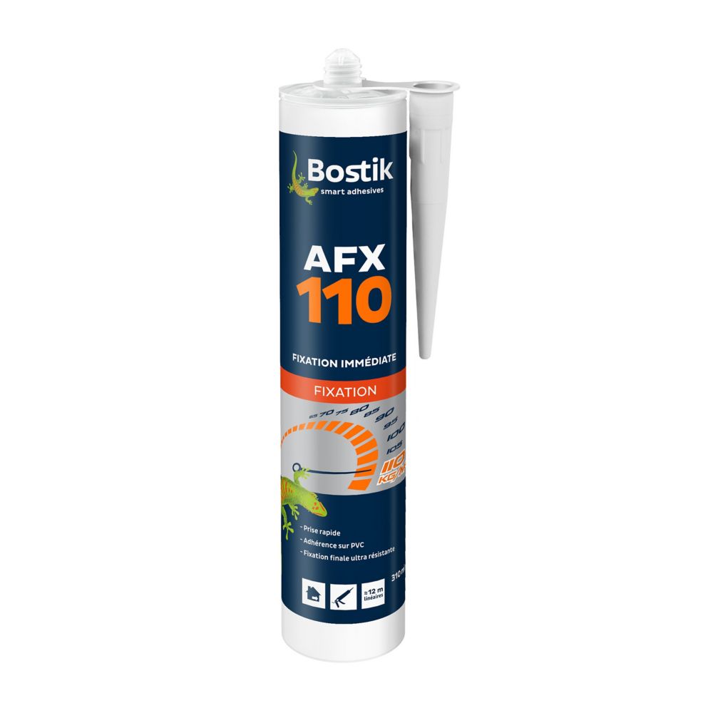 Colle acrylique AFX 110 blanc 310ml Bostik 