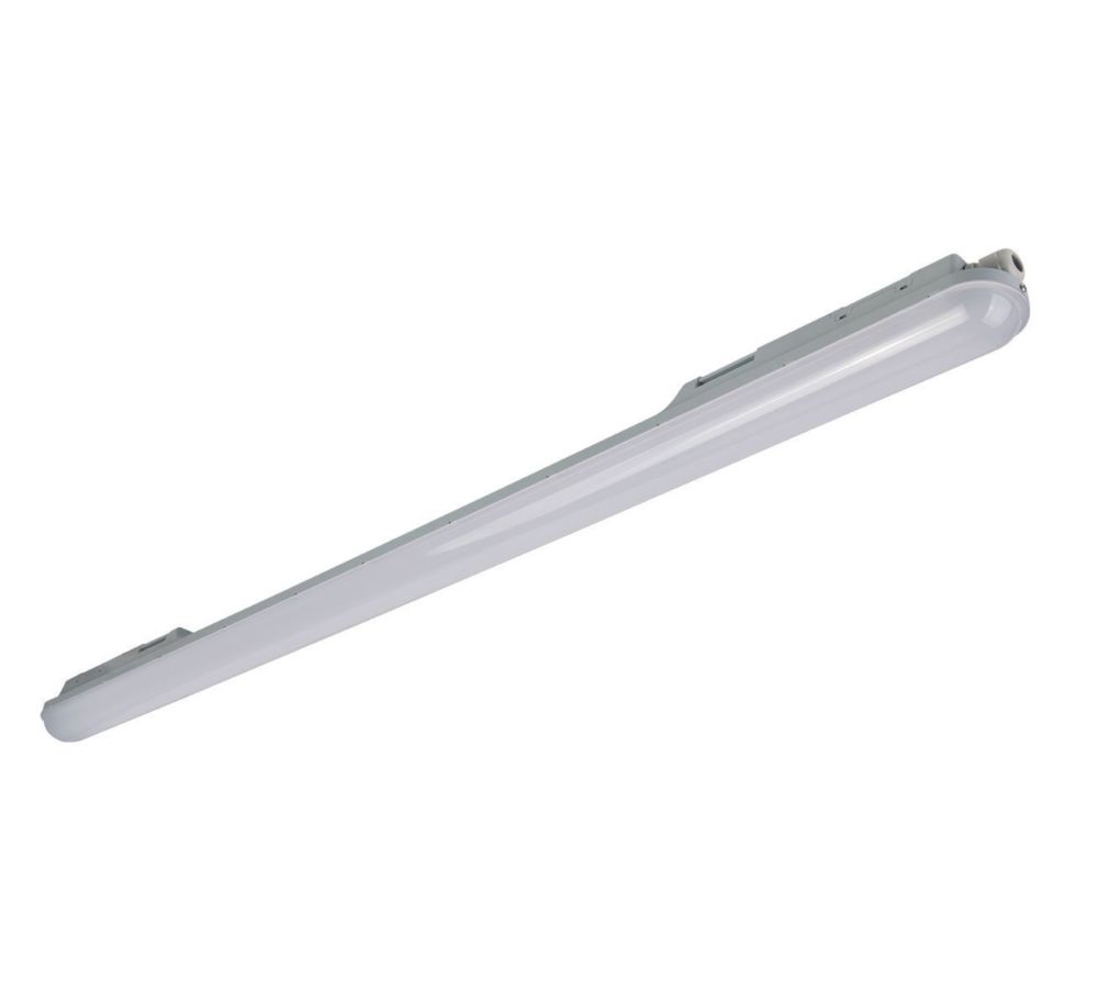 Réglette double résistante aux intempéries LED 1200mm / 120cm 36W 4000lm 220-240V Luceco