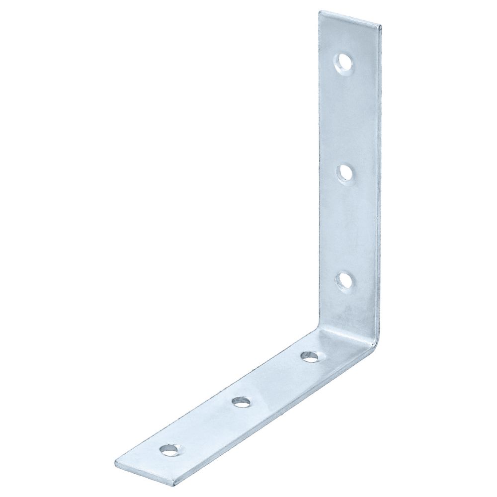 Équerre de fixation galvanisée Suki 8 x 90mm, lot de 50