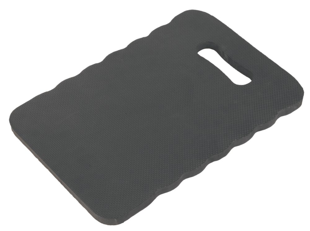   Tapis repose-genoux noir à support en mousse à mémoire de forme
