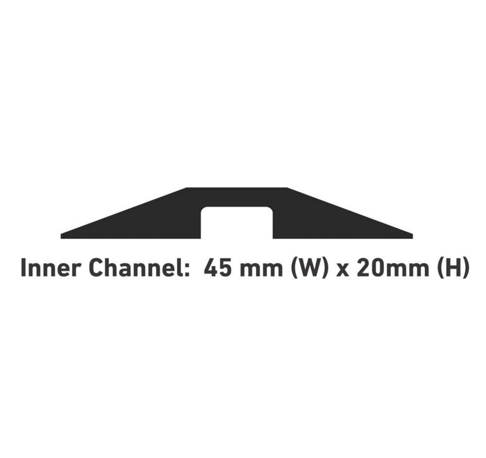 Cache-câble D-Line 765mm, Passage de cable au sol