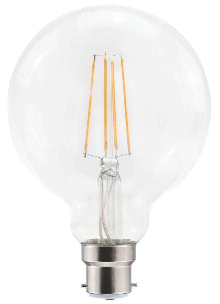 Ampoule LED à filament virtuel LAP B22 G95 1 055lm 7,8W