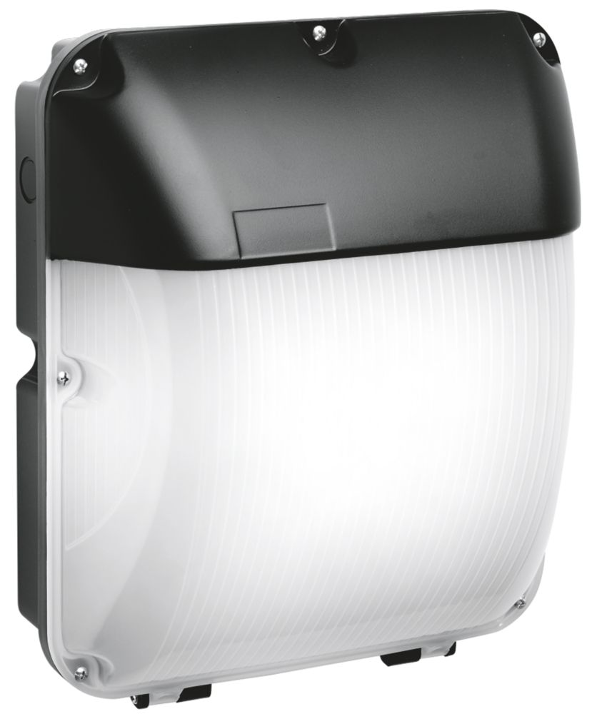 Applique d'urgence permanente à LED courbée d'extérieur Aurora UtiliteXL noir 30W 2 550lm