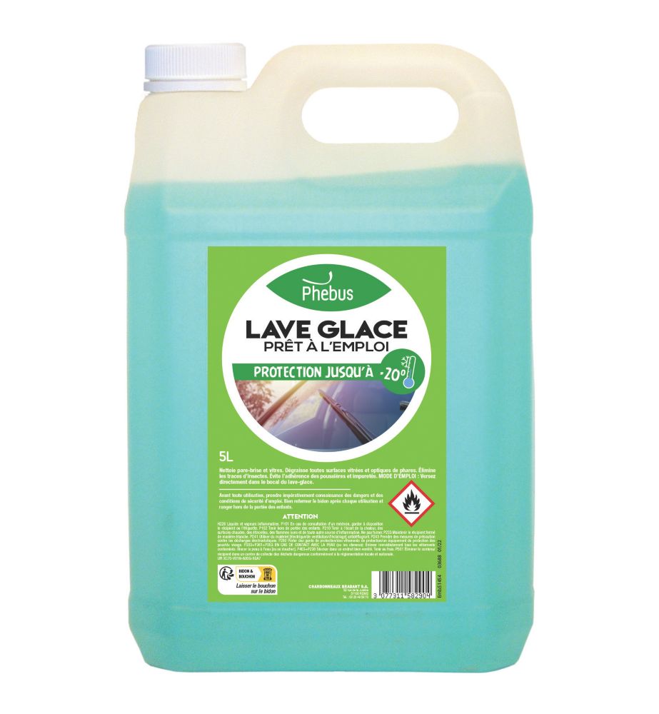Lave-glace d'hiver Phebus 5l prêt à l'emploi