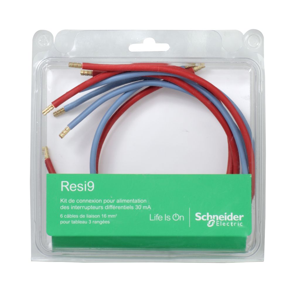 Kit de connexion 16mm2 6 câbles pour tabeau Rési9 Schneider Electric