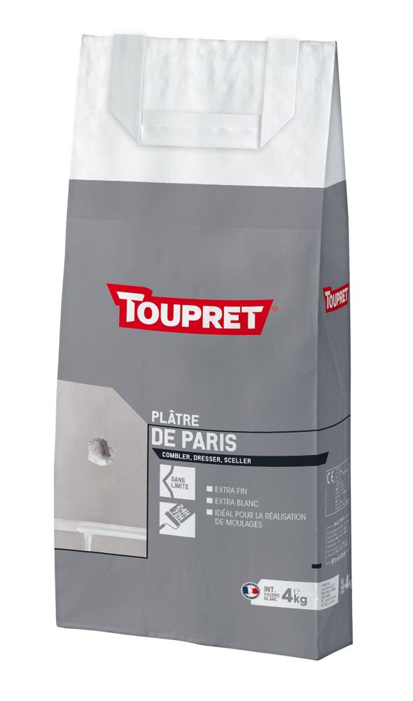 Plâtre de Paris Toupret 4kg