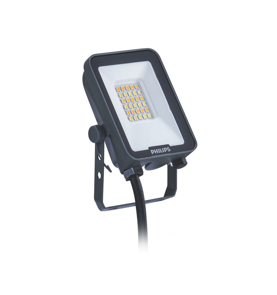 Projecteur LED intérieur et extérieur noir Philips IP65 1200lm