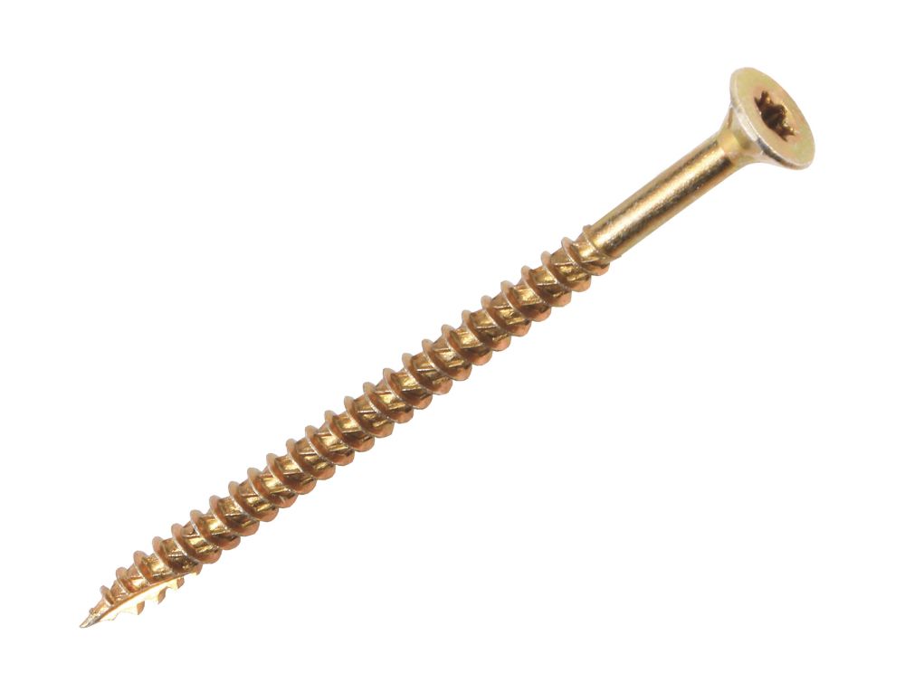100 vis à bois polyvalentes à double tête auto-fraisée TX Turbo 5 x 80mm