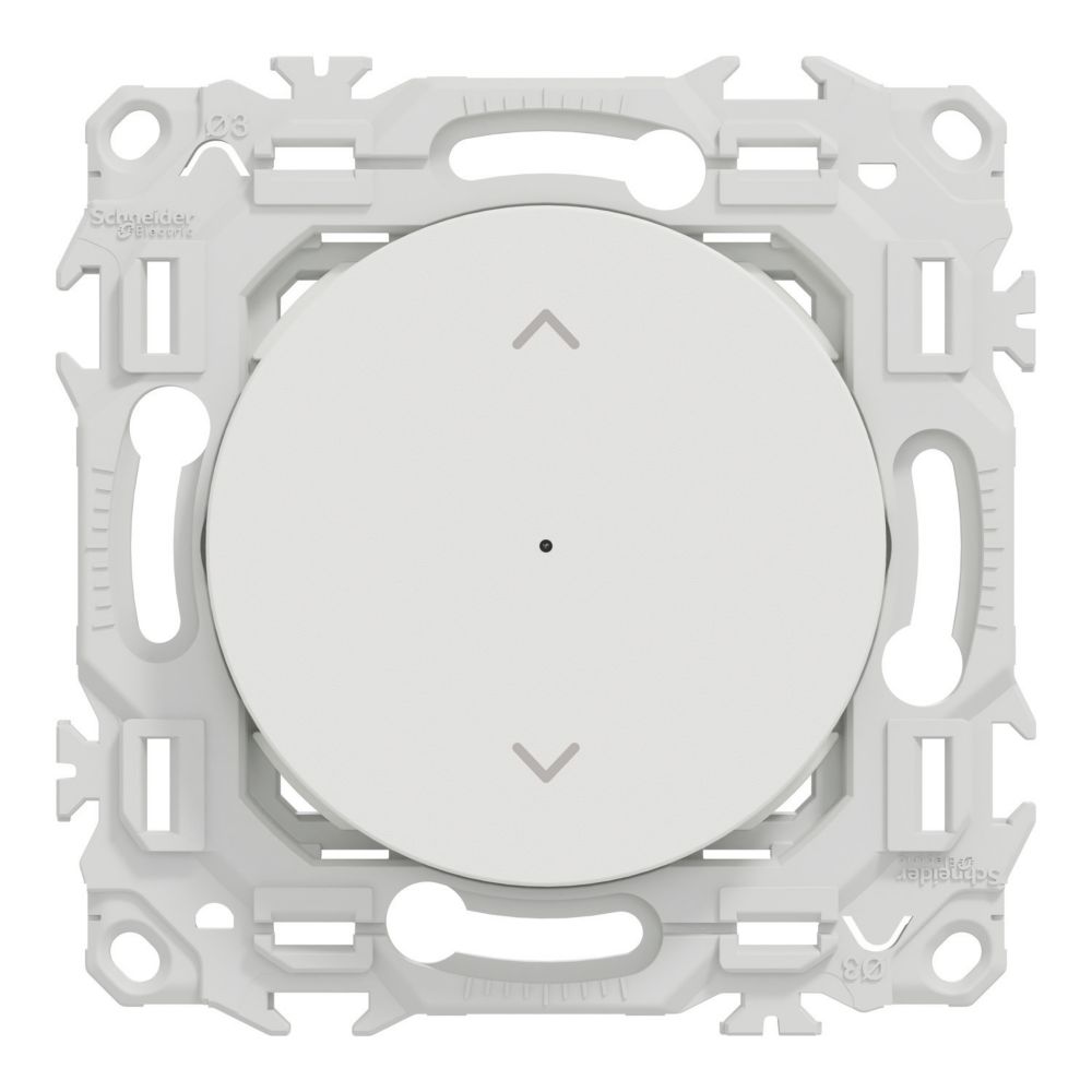 Commande volet roulant connectée zigbee 1 poste Schneider Electric Wiser Odace blanc