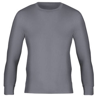 Tee-shirt thermique à manches longues pour couche de base Workforce WFU2600 gris taille XL tour de poitrine 39-41"
