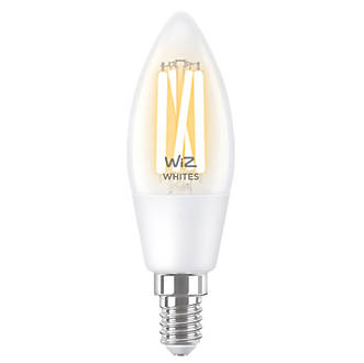 Ampoule LED WiZ Filament réglable par Wi-Fi ES Candle 4,9W 470lm