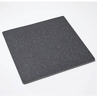 Dalle de sol amortissante Mottez grise/bleue 620 x 620mm 