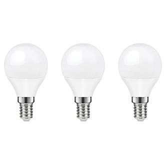 Lot de 3 ampoules LED mini globe LAP E14 470lm 4,2W