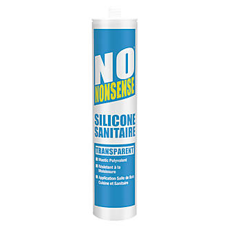 1 mastic silicone sanitaire No Nonsense transparent 310ml