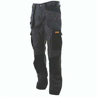 Pantalon de travail à étuis DeWalt Barstow DWC115-004 gris anthracite, tour de taille 32" et longueur de jambe 29" 