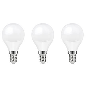 Lot de 3 ampoules LED mini globe LAP E14 470lm 4,2W