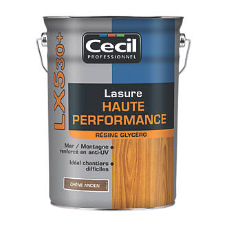 Lasure Cecil Professionnel LX530+ haute performance chêne antique satiné 5L