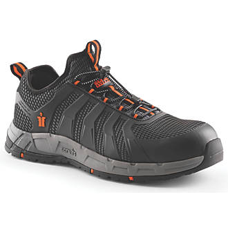 Chaussures de sécurité sans lacets sans métal Scruffs Argon noir/gris pointure 46