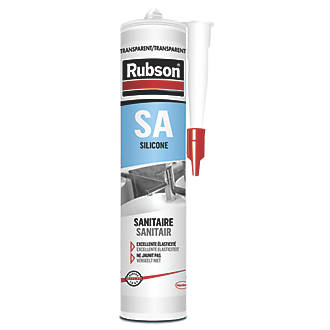 Rubson Mastic silicone sanitaire SA transparent 300ml