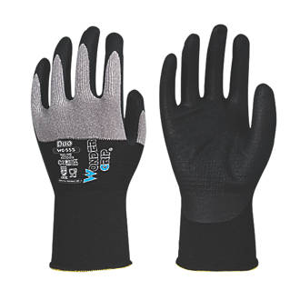 Gants de travail de protection Wonder Grip WG-555 DUO noir/gris taille XL 