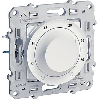 Thermostat, 8A, blanc, chauffage/ climatisation, Odace Schneider Electric 